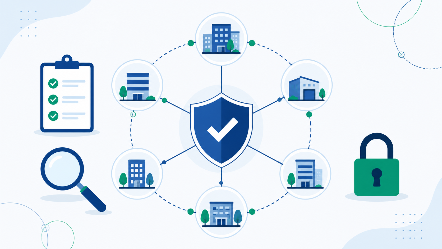 SOC 2 vendor management policy checklist showing third-party risk assessment workflow for SMBs